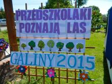 Przedszkolaki poznawały las w Galinach